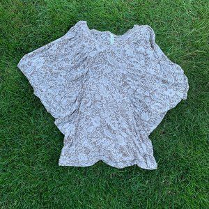 Cubism burnout batwing lightweight tee XL